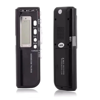 Gravador De Áudio E Voz Digital 8gb Mp3 Tomate Mt-556