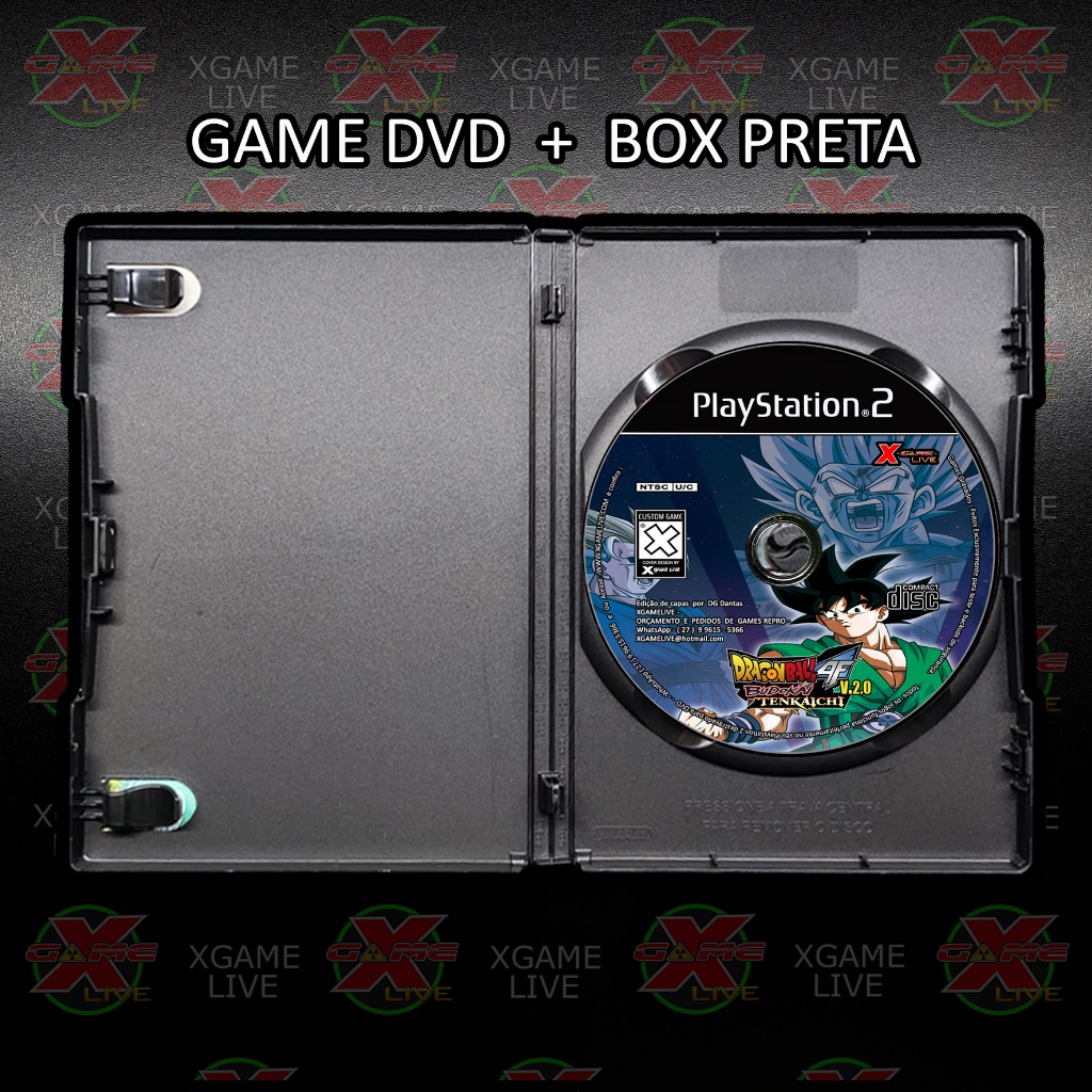 Dragon ball AF v2.0 - Novos Personagens - Repro Ps2 Patch DVD - By
