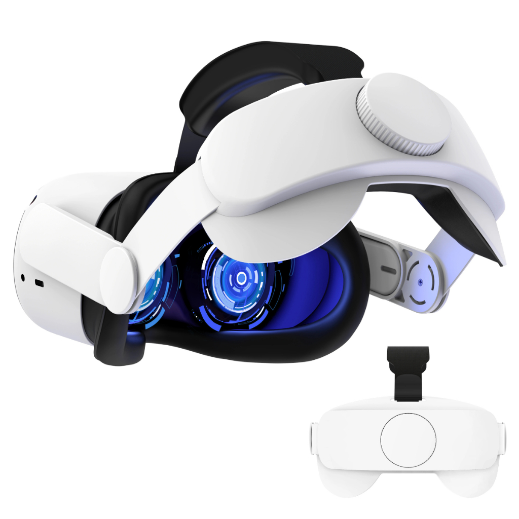 Suporte De Cabeça Nuca Halo Strap Para Oculus Quest 2 Gomrvr