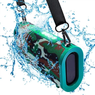 Caixa De Som Bluetooth Amplificada 15W  Fm Integrado Alça Resistente Água Cartão SD Auxiliar P2 Usb em Oferta na Shopee