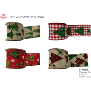 Fita De Natal Aramada Figuras Natalinas Decoração Multiart