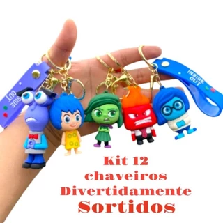 kit 12 chaveiros emborrachado 3D divertidamente sortidos pingente porta chave atacado revenda lembrancinha brinde mimo em Oferta na Shopee
