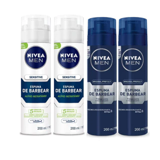 Kit c/2 Nivea Espuma de Barbear Hidratante 200ml