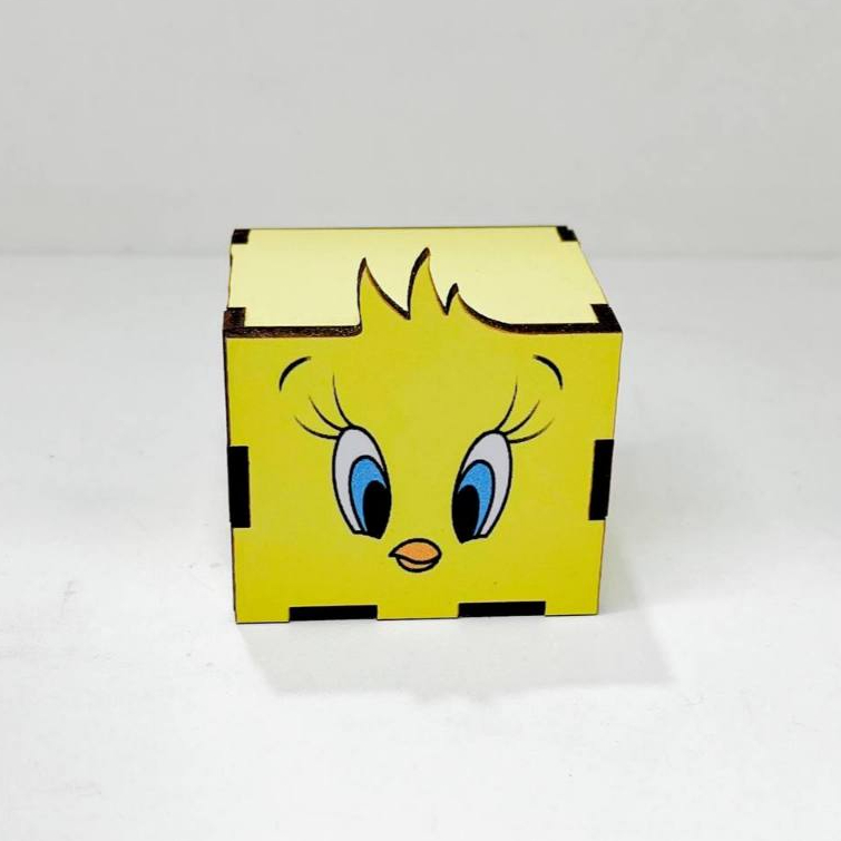 5/10/15/20PCS Mini Cubos Baby Looney Tunes em MDF - Lembrancinha Porta ...