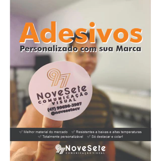 200 Adesivos Personalizados 4x4 cm - Recorte Eletrônico