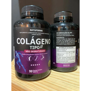 Colágeno Tipo 2 90 comprimidos mastigáveis. 1G