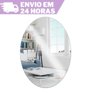 Espelho Mágico Adesivo Acrílico Flexível de Parede