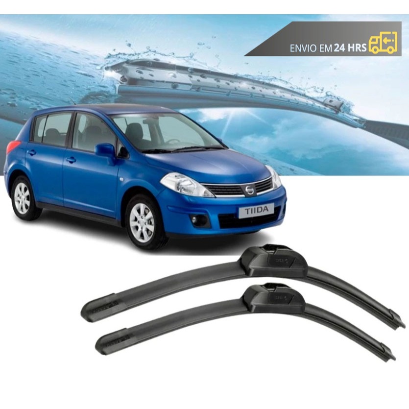 Par Palheta Limpador Parabrisa Nissan Tiida 2008 ATÉ 2013