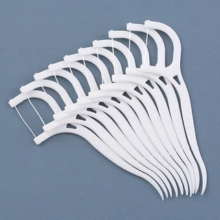 50 Pcs Fio Dental Picks Palitos Dentes Vara Dente Escova De Limpeza Interdental Pick Oral Higiene em Oferta na Shopee