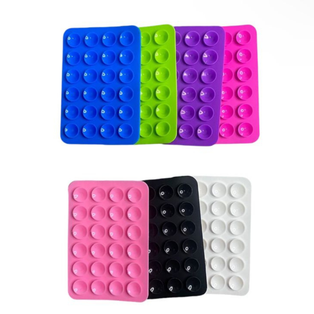 Suporte de Silicone Ventosas para Celular – Fixação em Espelhos e Superfícies Lisas Envio Rapido