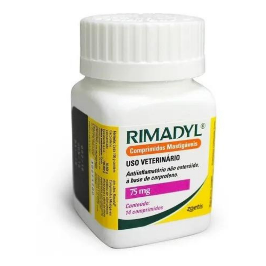 Rimadyl Zoetis 75mg 14 Comprimidos | Shopee Brasil