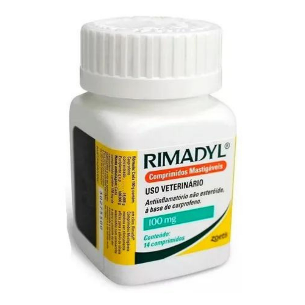 Rimadyl Zoetis 100mg C/ 14 Comprimidos | Shopee Brasil