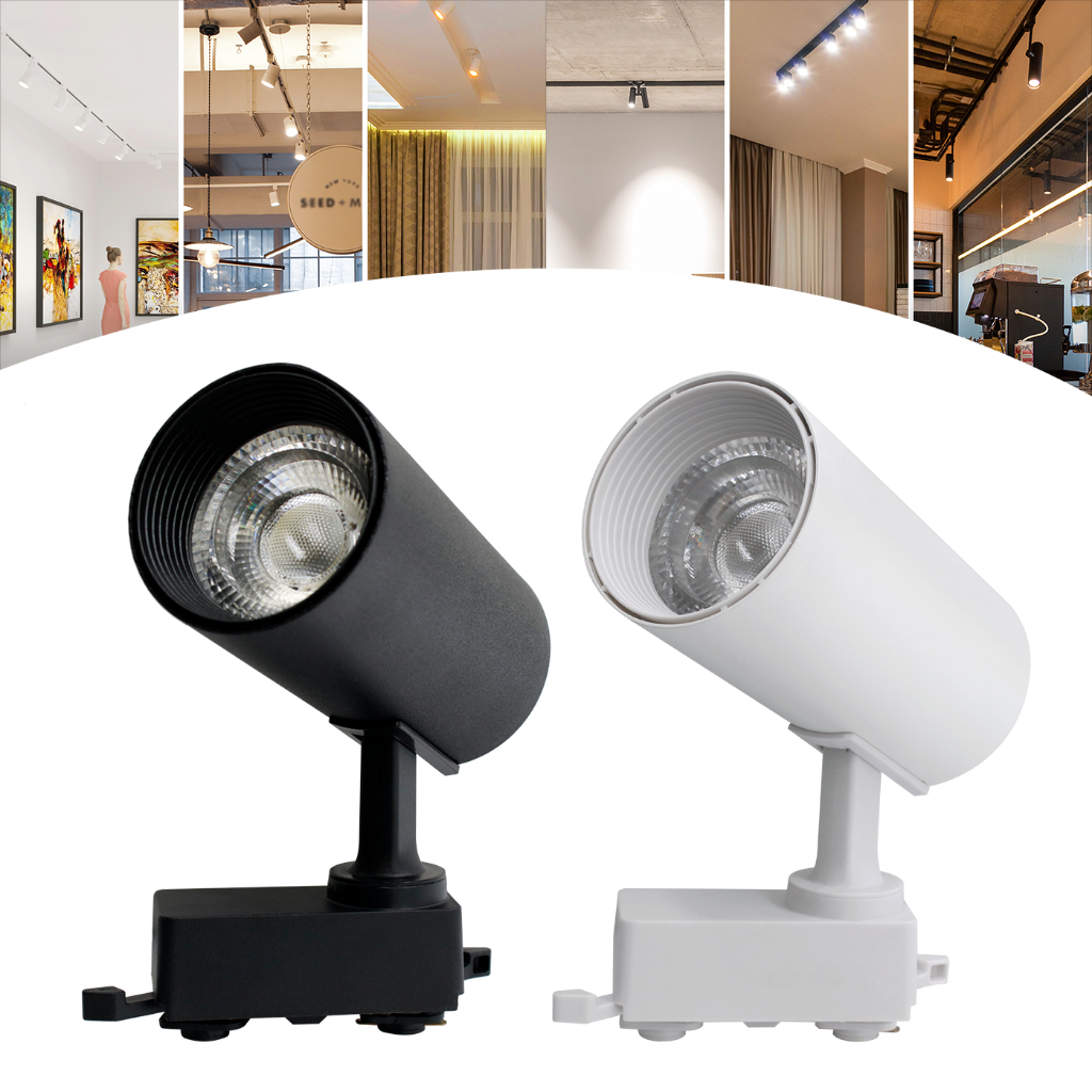 Kit Trilho 3m + 6 Spots Eletrificado Led 15w com 2 Emendas Bivolt