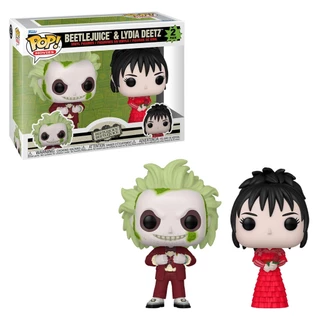 FUNKO POP MOVIES BEETLEJUICE 2 - BEETLEJUICE & LYDIA DEETZ 2-PACK (83087) NOVO ORIGINAL em Oferta na Shopee