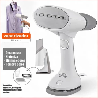 Passadeira Black & Decker Bdv3000 Vaporizador de Roupa a Seco e a Vapor Higienizador 3 em 1 Bivolt