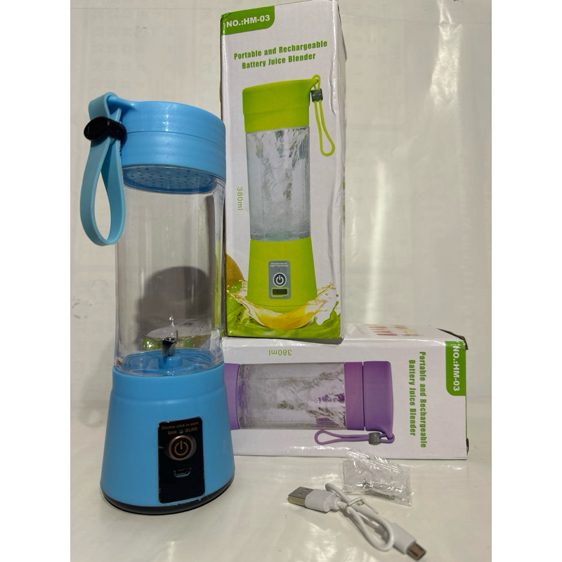 Mini líquido portátil recarregável com 6 lâminas USB smoth frutas ...