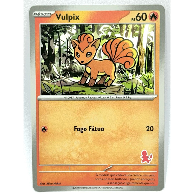 Carta Pokémon TCG Original Copag Minha Primeira Batalha - Vulpix ...
