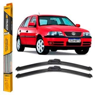 Par de Palhetas para Limpador de Parabrisa Dianteiro para Gol G3 1999 2000 2001 2002 2003 2004 2005 em Oferta na Shopee