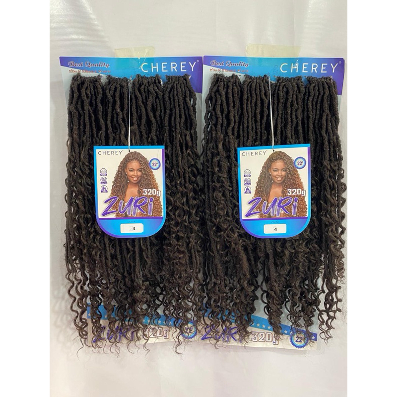 2点セット cheer Kit 02 Cabelo Zuri Crochet Braid 320g Dread com cachos Cherey