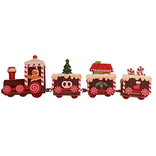 Trenzinho 4 Vagões Decorativo Natalino