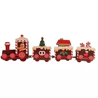 Trenzinho 4 Vagões Decorativo Natalino