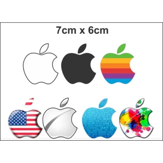 Pacote adesivo apple 7 unidades | Shopee Brasil