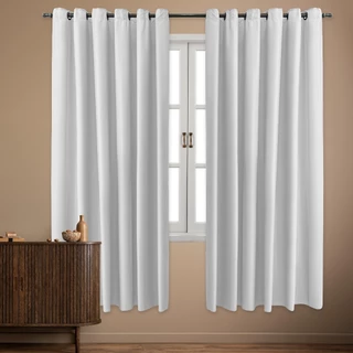 Cortina 2,80 x 1,70 Branca Decoração para sala Liquidação