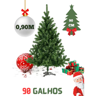 Árvore De Natal Com Galhos Verde 90 cm
