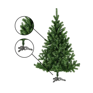 Árvore De Natal Com  Galhos Verde  90 cm