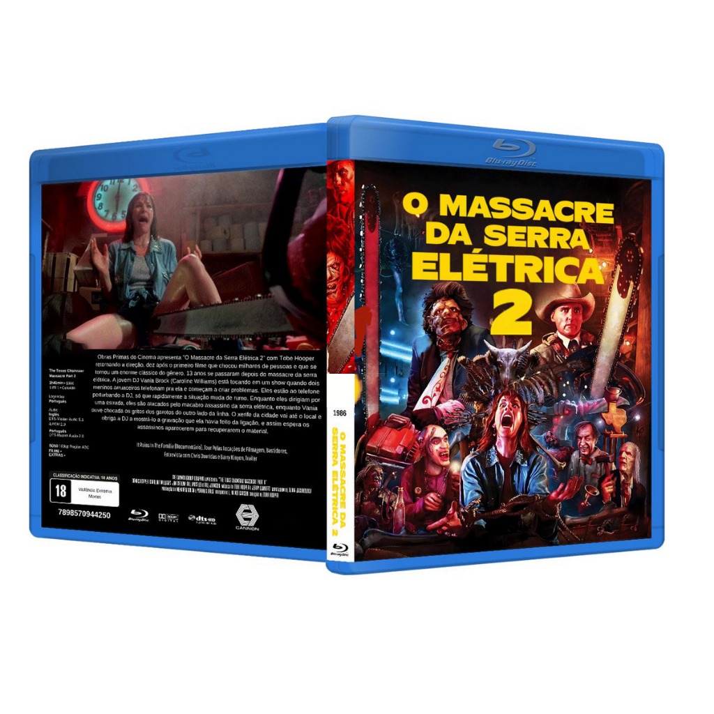 Blu-ray: O Massacre Da Serra Eletrica 2 DUB/LEG [PERSONALIZADO ...