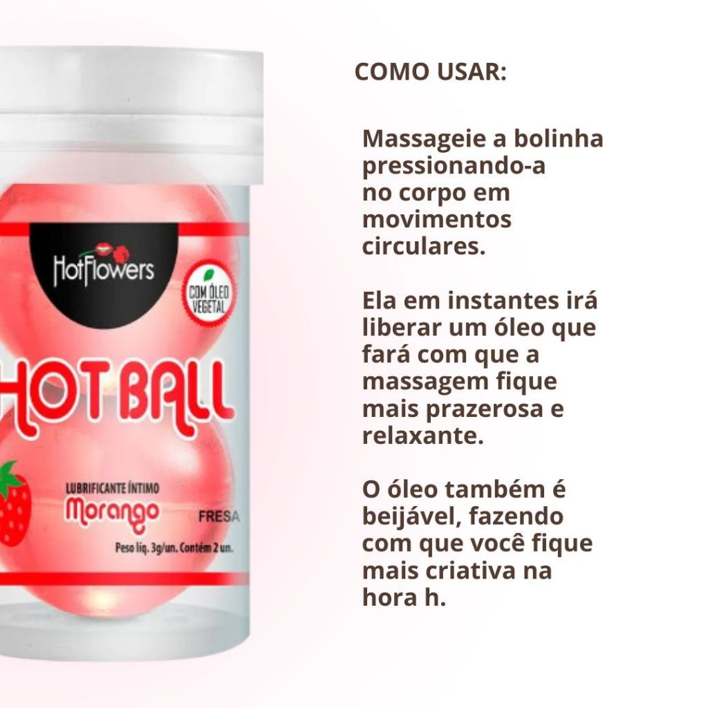 KIT 3 Bolinhas Explosivas Lubrificante Íntimo Hot Ball Sex Shop | Shopee  Brasil