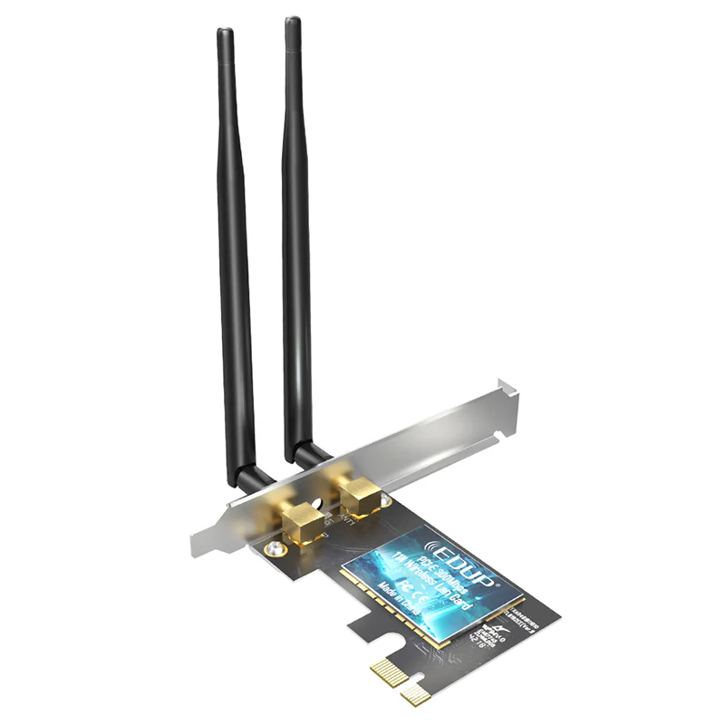 Placa de rede Wi-Fi EDUP EP-9626 100Mbps 2.4GHz PCI-E