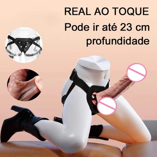 Rubber penis realistic dildo strap-on penis realistic skin sliding foreskin