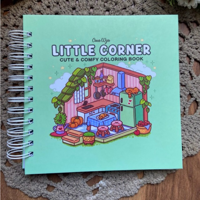livro de colorir Little Corner personalizado fofo