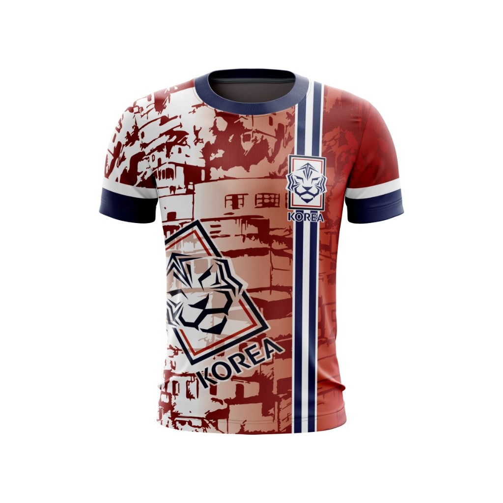 Camisa Camiseta Coréia do Sul Personalizada Seleção Coreana Torcida