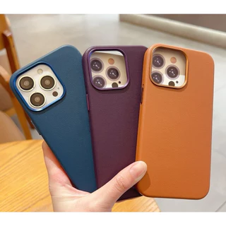 Nova Capa Magsafe De Couro Para IPhone 13 /14 pro max/15 pro max Com Adsorção Magnética
