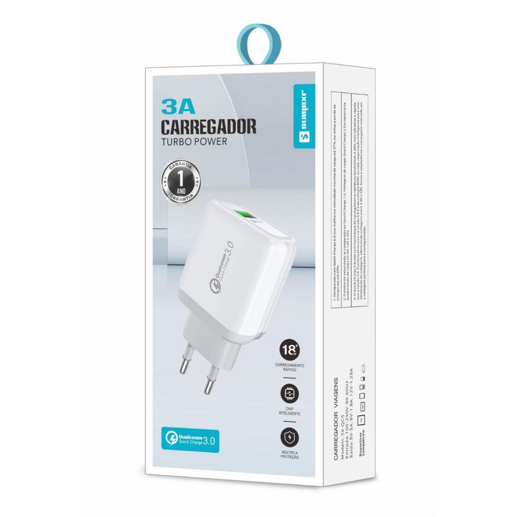 Carregador de parede TURBO 3A TYPE C
