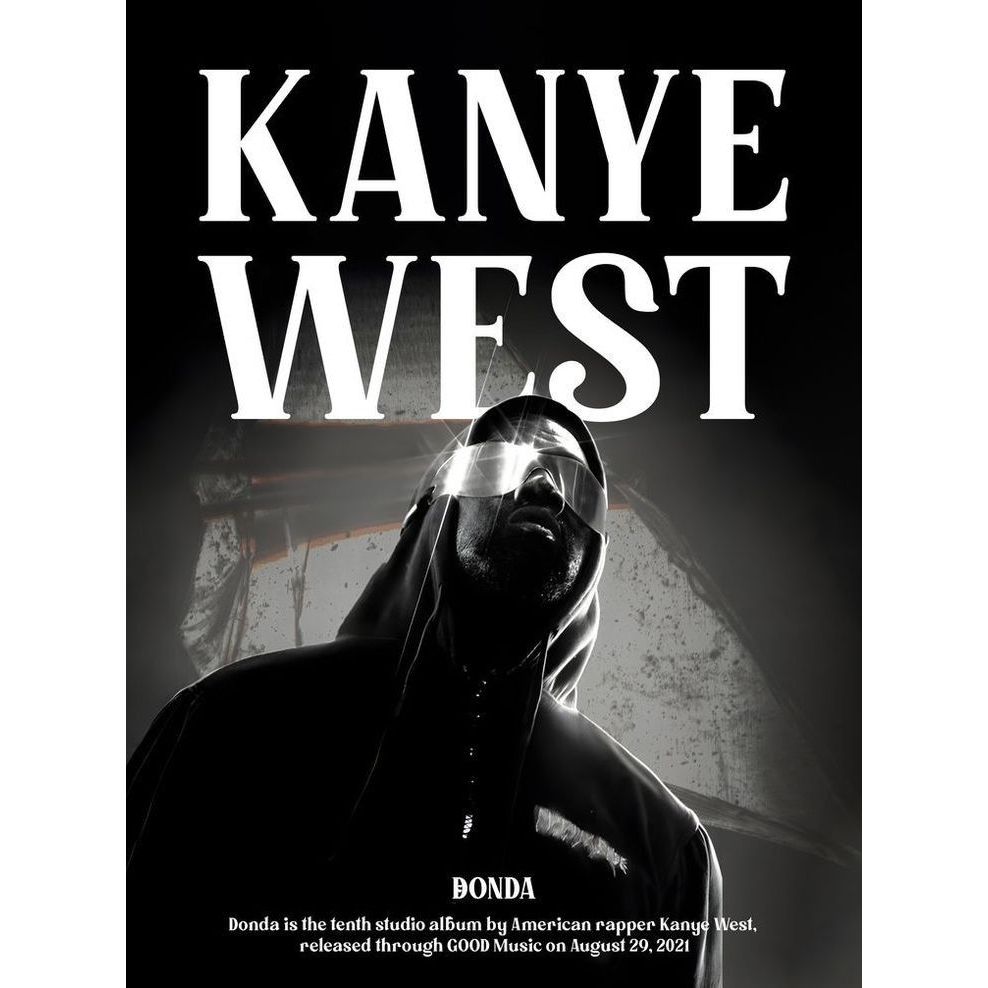 ☆Kanye West☆ Hiphop Banner Poster Kanye West 42x30cm Tamanho Grande Capa de Álbum