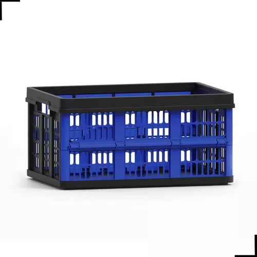Caixa Plástica Organizadora Desmontável Multiuso 30kg 45l. Escolha a Cor