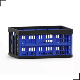 Caixa Plástica Organizadora Desmontável Multiuso 30kg 45l. Escolha a Cor