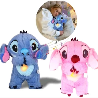 Stitch Pelúcia Que Respira Alivia Ansiedade Com Som