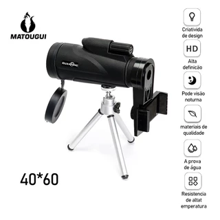 40*60 dia e noite duplo uso alto ampliação alta lista telescópio de luz de tubo