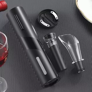 Abridor De Vinho Automático Elétrico kits Kit Abridor Saca Rolhas a Pilhas Garrafa De Vinho Automático KL-601901A