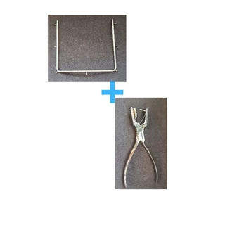 Kit Arco de Young +Alicate Perfurador Ainsworth -Golgran/dentista/odontologia