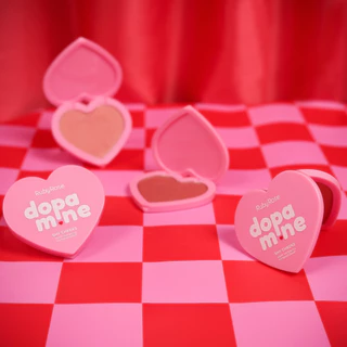 Blush Compacto Matte e Cintilante Dopamine RUBY ROSE