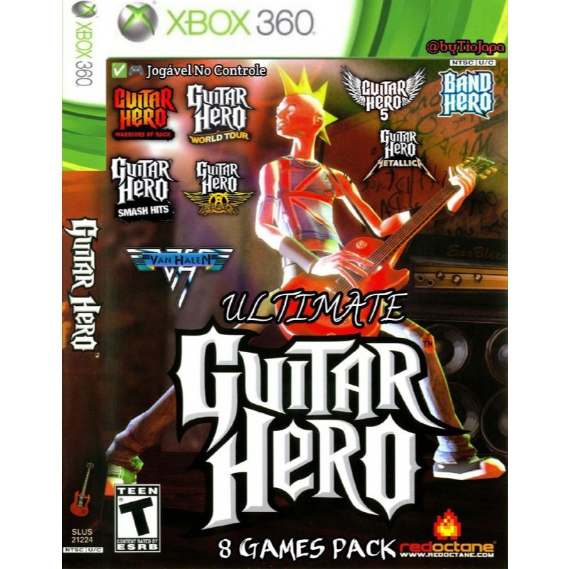 Kit Guitar Hero Para Xbox 360 RGH Modo Controle