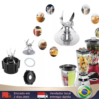 [BR Envio imediato] Kit Compatível Oster - Base 6 Quinas + Faca 6 Lâminas C Anel