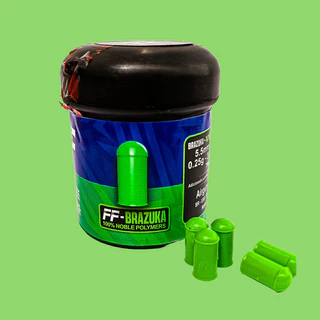 Chumbinho Pellet Ff Brazuca 5.5mm 100% Polimero C/75 Un