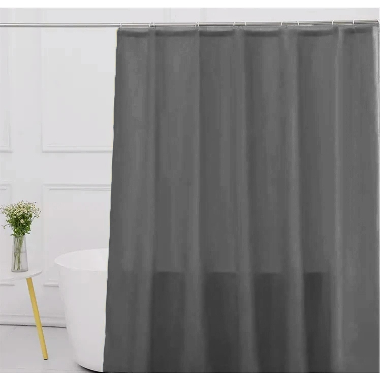 Cortina Box Lisa Para Banheiro PVC Impermeável Anti Mofo Resistente 180X180 cm