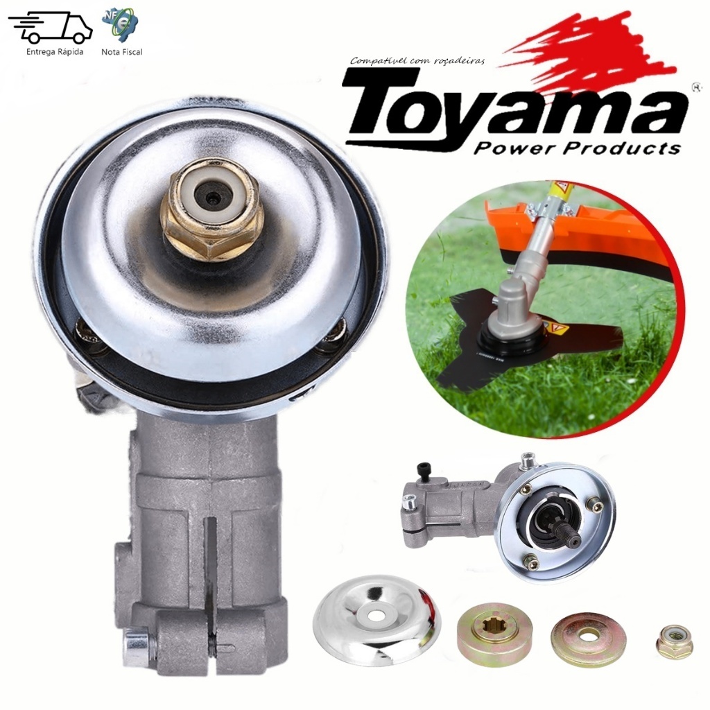 Caixa Transmissâo Ponteira P/ Roçadeira Toyama Tbc 43 - Tbc 52